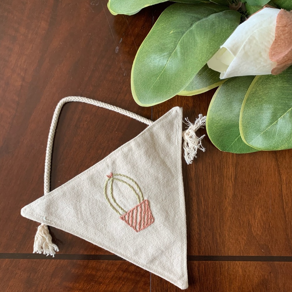 Cactus Triangle Home Decor